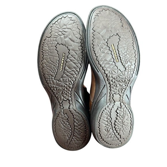 Merrell Captiva Strap Cinnamon Tall Leather Boots Size 7 - Picture 7 of 10